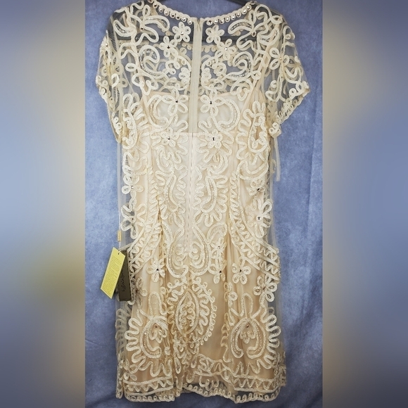 Cinderella Divine 1921 Firmal Cocktail Dress  SIZE 3XL Cream Color - Picture 9 of 11